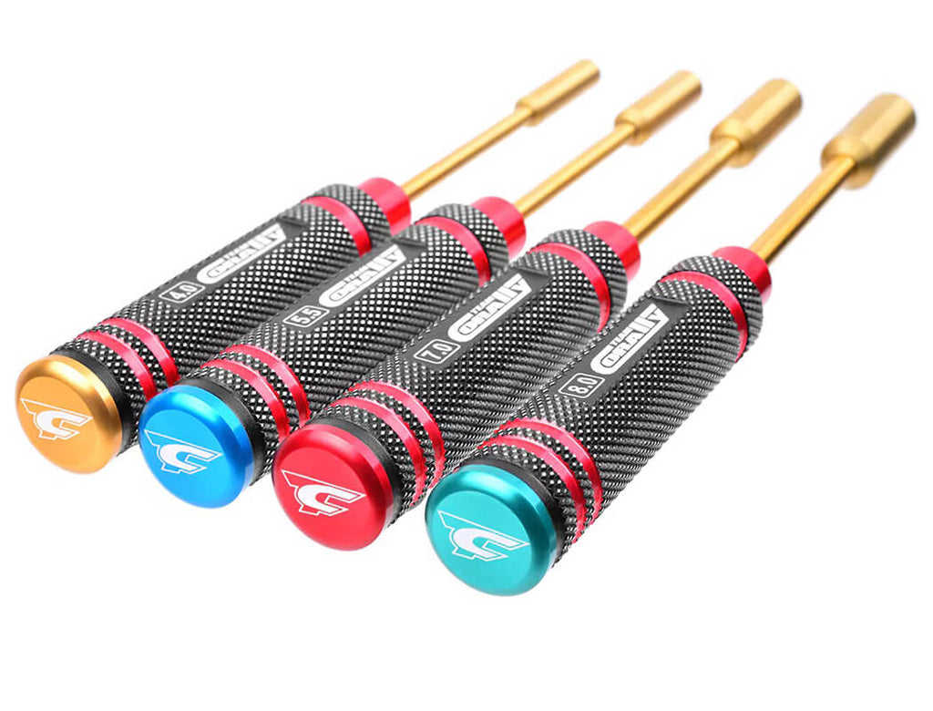 CORALLY PRO NUT DRIVER SET TI NI COATED 4.0/5.5/7.0/8.0MM