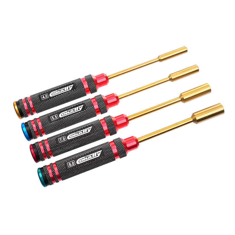 CORALLY PRO NUT DRIVER SET TI NI COATED 4.0/5.5/7.0/8.0MM